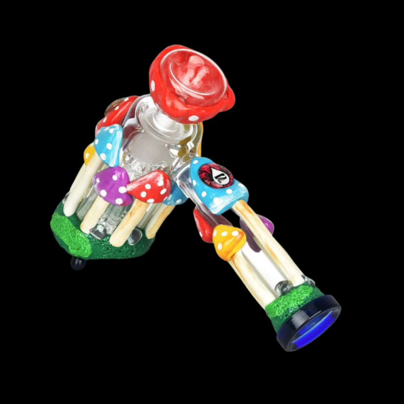 Pulsar Old School Shroom Bubbler 8" (19mm F)