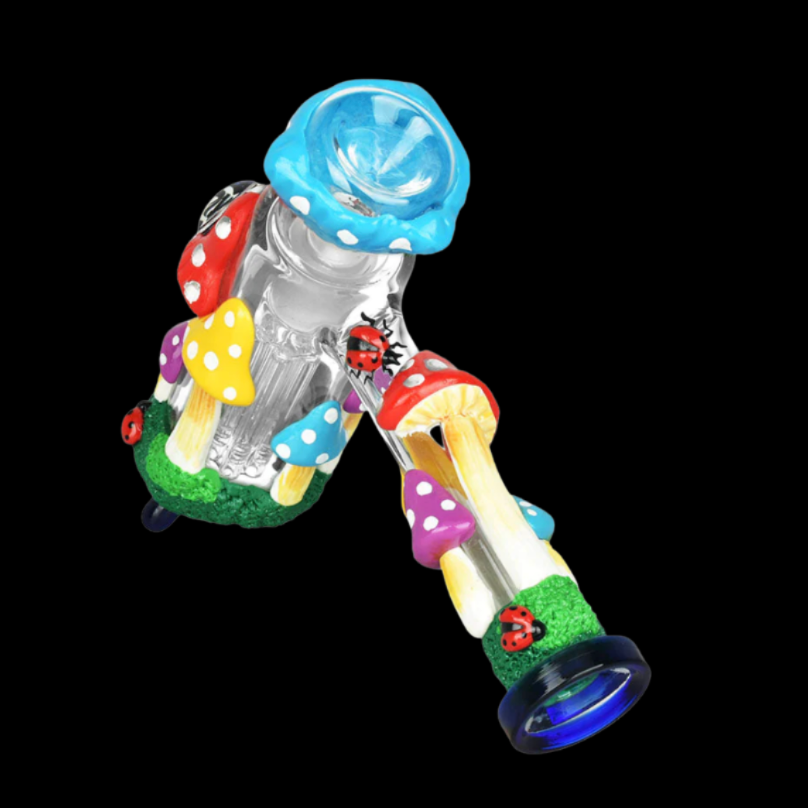 Pulsar Old School Shroom Bubbler 8" (19mm F)