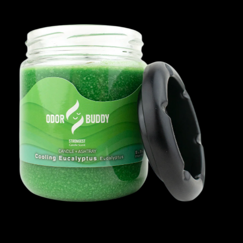 Odor Buddy 12oz Candle with Ashtray Lid