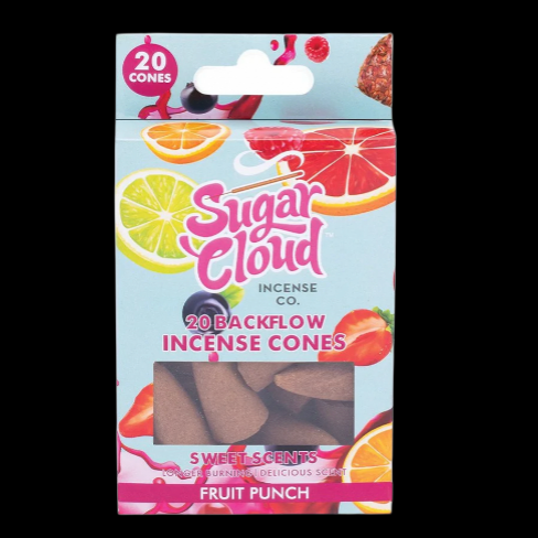 Sugar Cloud Sweet Backflow Incense Cones 20pc