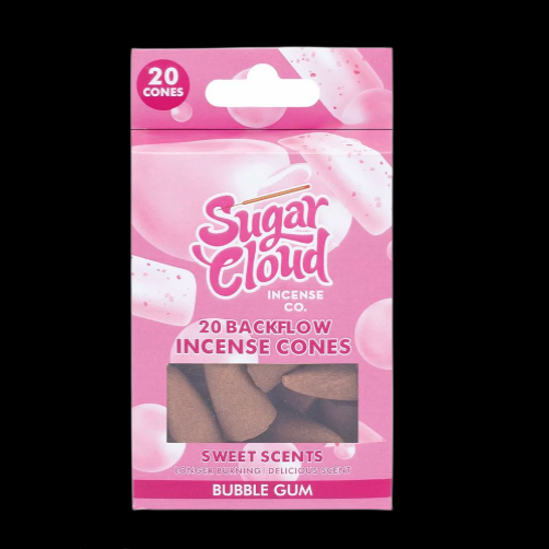 Sugar Cloud Sweet Backflow Incense Cones 20pc