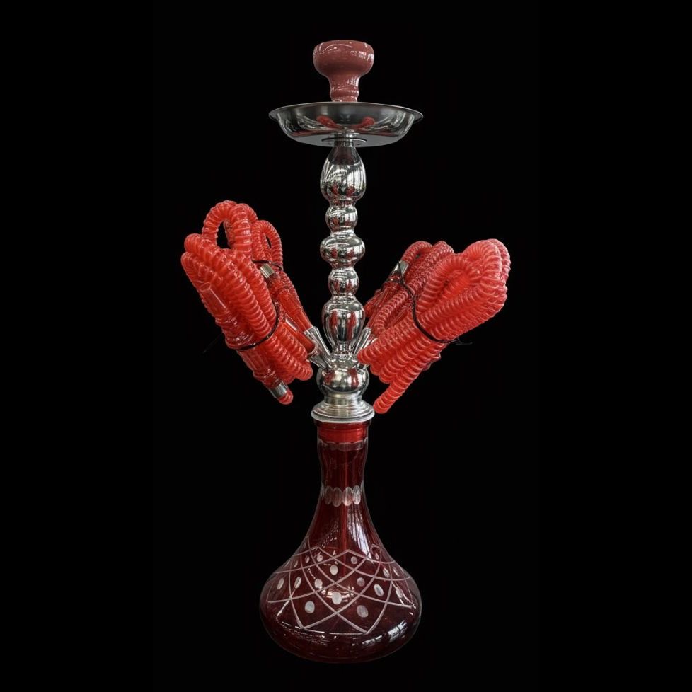 25" Inch 4 Hose Hookah