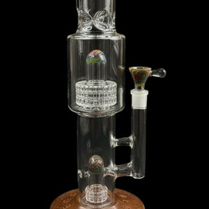 Cheech Glass 15" Double Percolator Bong
