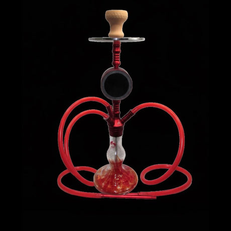 Um Kalthoum Husic Triple Hose 26" Hookah + Built In Bluetooth Speaker