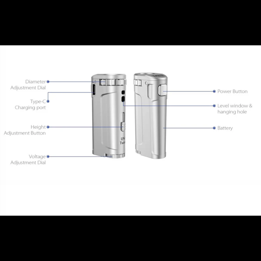 Yocan Uni Twist Universal Portable Cartridge Battery