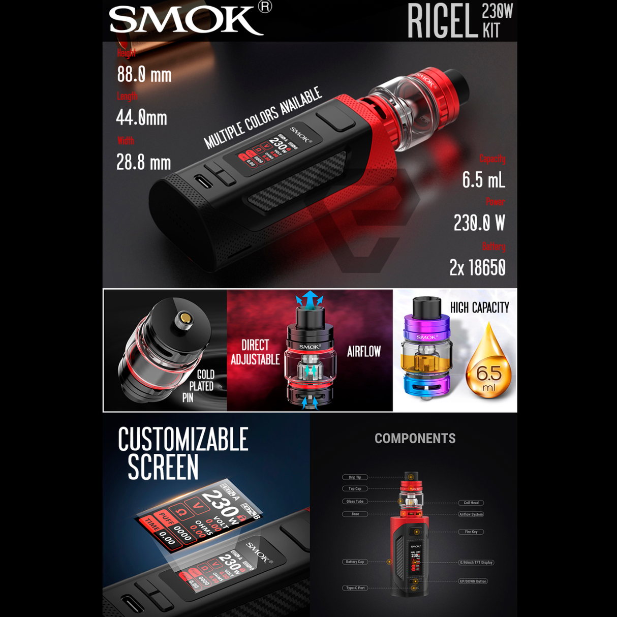 Smok Rigel 230W Starter Kit