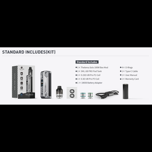 Lost Vape Thelema Solo 100W Starter Kit