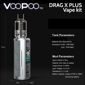 Voopoo Drag X Plus 100W Pod Mod Kit