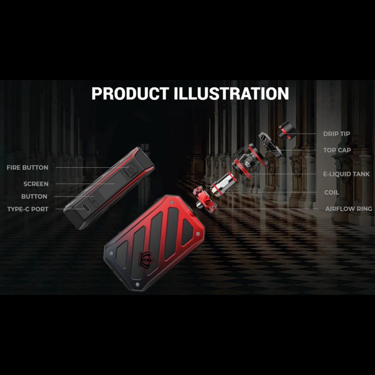 Uwell CROWN V 200W Starter Kit