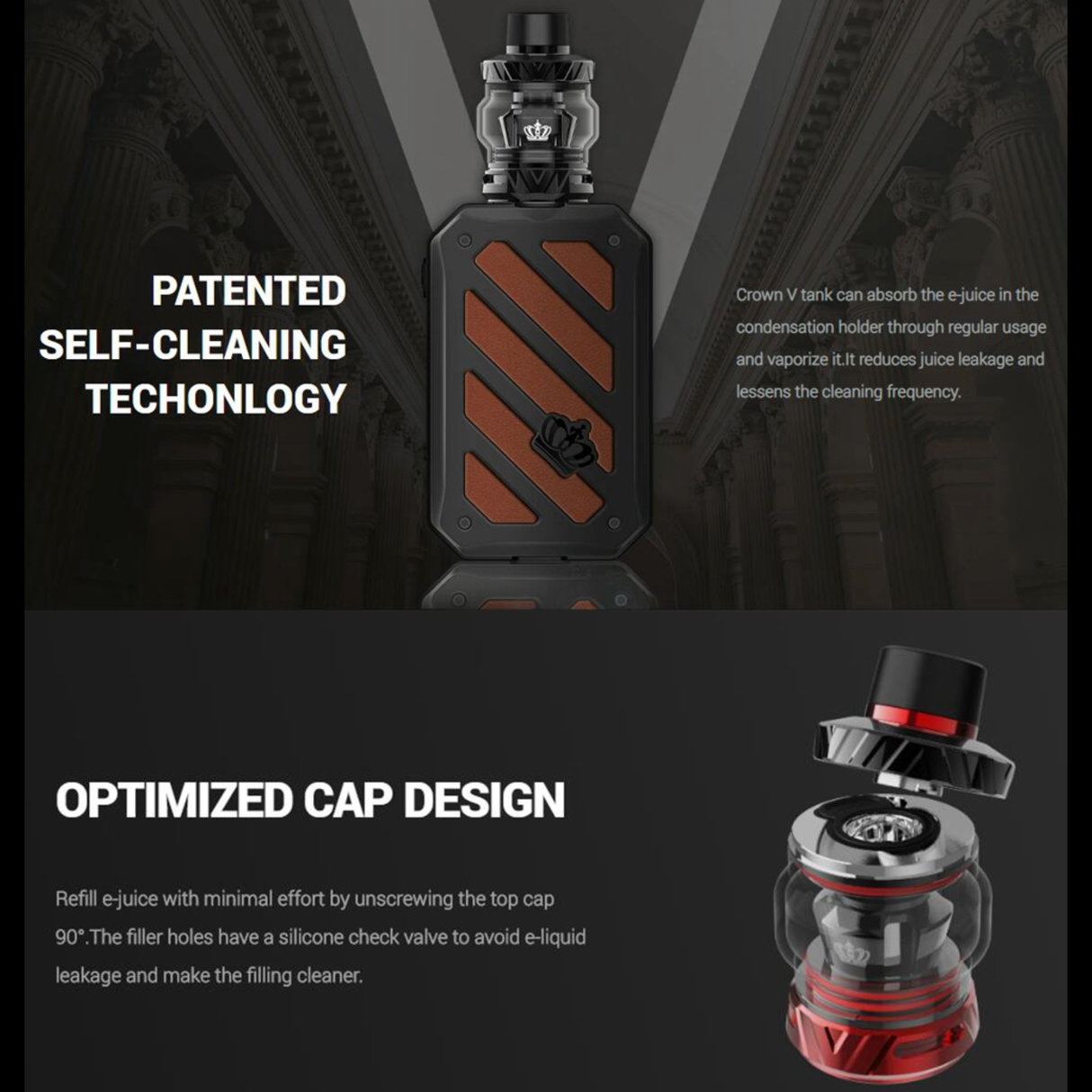 Uwell CROWN V 200W Starter Kit