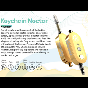 Connect Keychain Electric Nectar Collector/Cartridge Battery