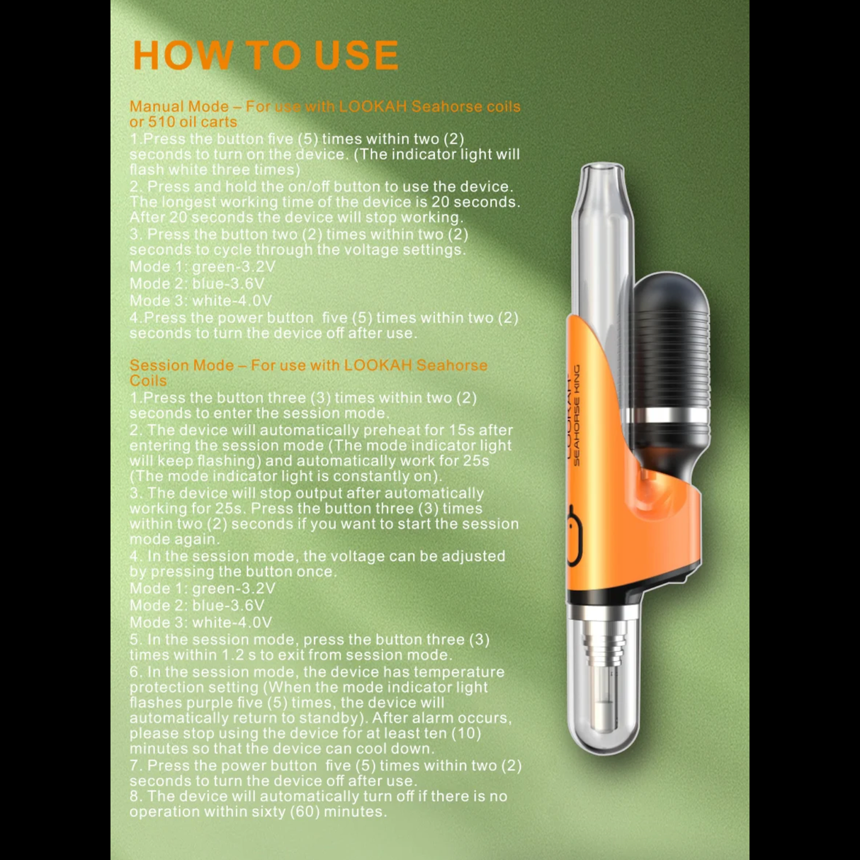 Lookah Seahorse King Electric Nector Collector