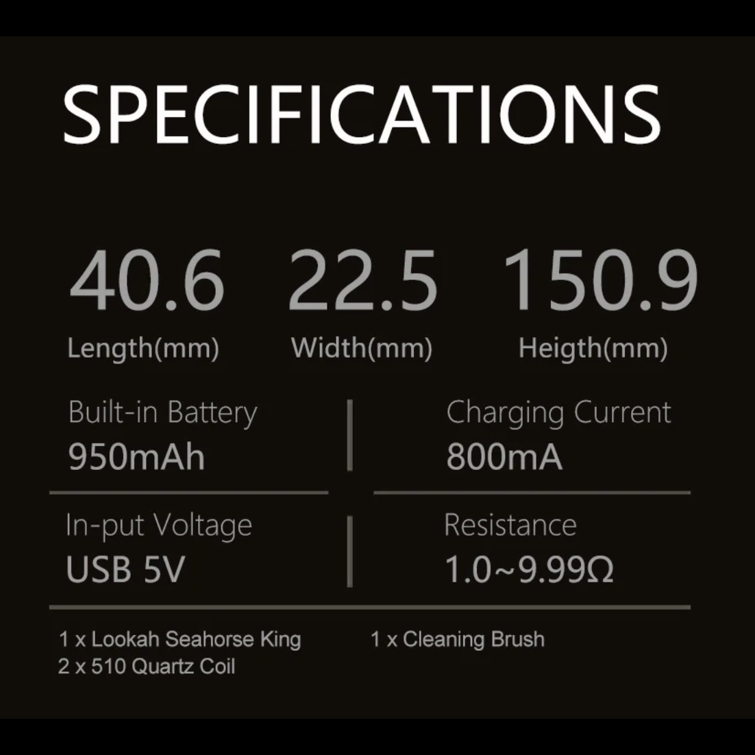 Lookah Seahorse King Electric Nector Collector