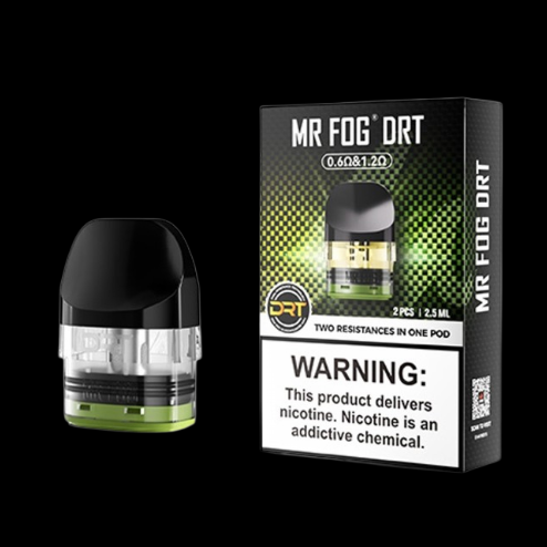 Mr Fog DRT Replacement Pod Cartridge 2pcs