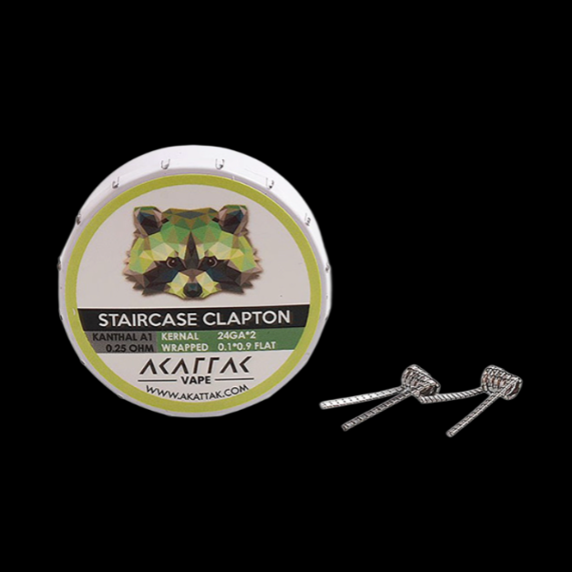 Staircase Clapton Kanthal A1 Wire Pre-built Coils(20 PCS)