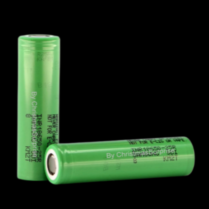 SOOCOOL 3.7V Rechargeable 18650 Battery 2500mAh 2 pack