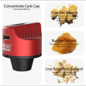 Yocan Black Heat Vision Thermometer Carb Cap