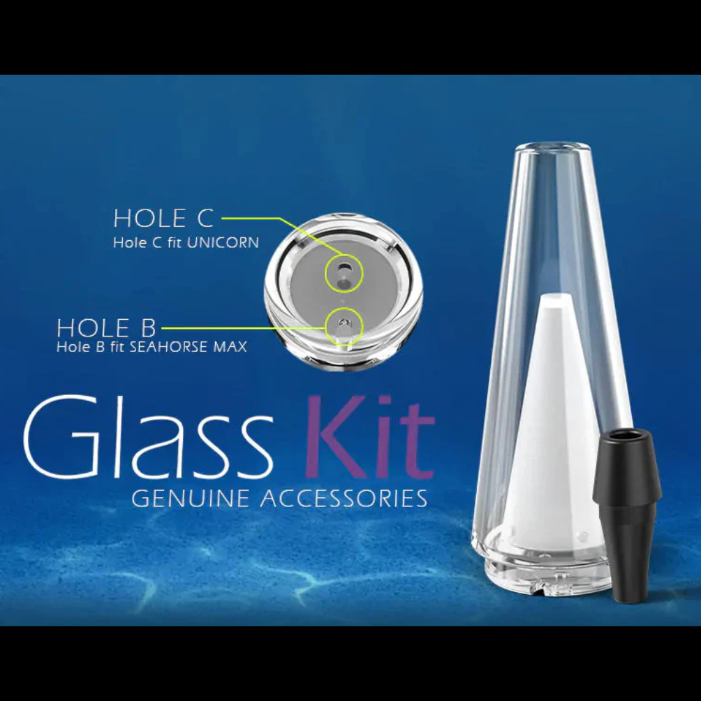 Lookah Unicorn and Seahorse Max Glass Kit