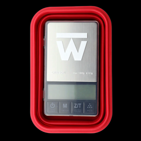 Truweigh Crimson Scale Collapsible Bowl