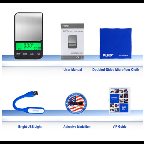 AWS AC Pro-220 Digital Pocket Scale