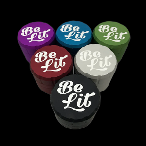 Be Lit Metal 4-Piece Grinder w/ Kief Catcher