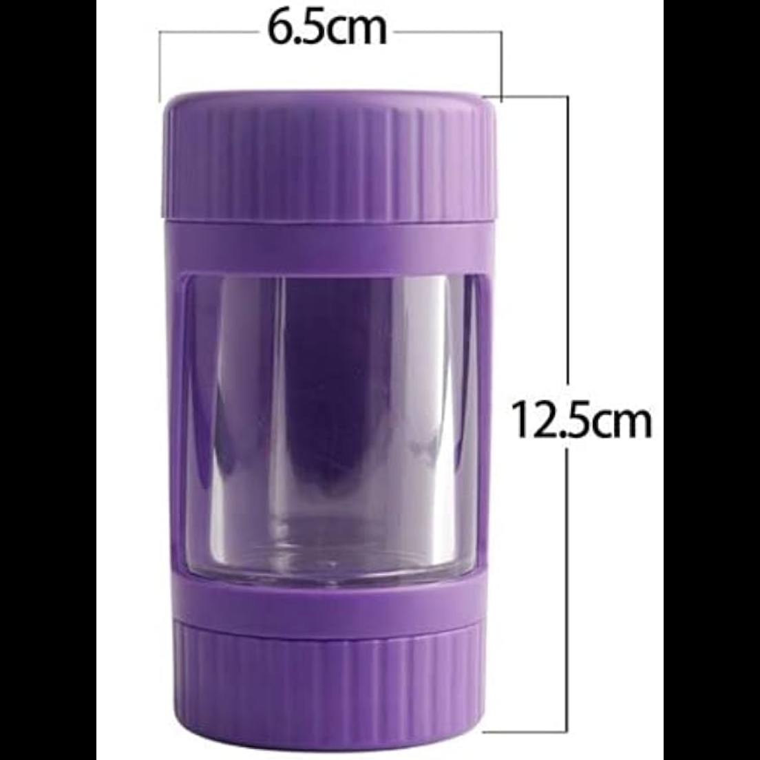 Cookies 4 in 1 Grinder / One-Hitter / Airtight Glass Jar with Magnifying Lid