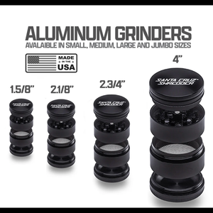 Santa Cruz Shredder 4" Jumbo 4 Piece Herb Grinder