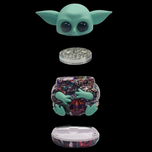 Baby Yoda 5.3" 4 Piece Grinder
