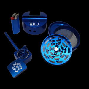 Combo Crusher Grinder & Hand Pipe | Wolf Grinders