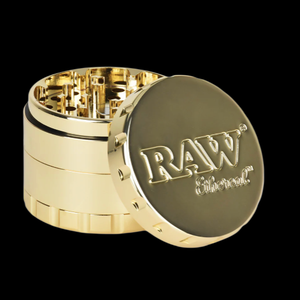 RAW Ethereal Gold-Plated Stainless Steel Grinder 4pc 2.25"