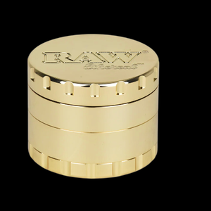 RAW Ethereal Gold-Plated Stainless Steel Grinder 4pc 2.25"
