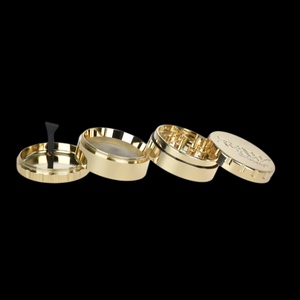 RAW Ethereal Gold-Plated Stainless Steel Grinder 4pc 2.25"