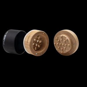 RYOT Wood GR8TR Grinder with Black Jar