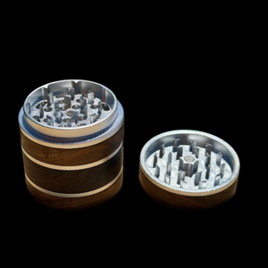 MartianMetal Solid Wood Herb Grinder 4 Piece 63mm