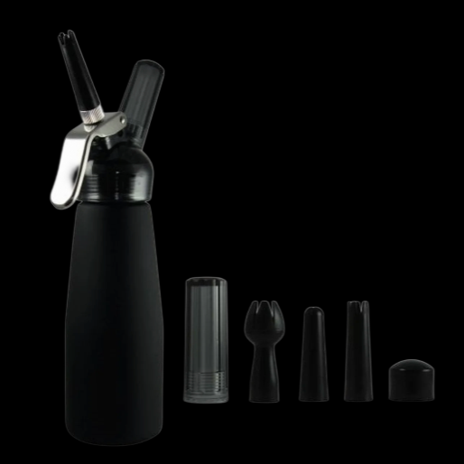 Special Blue 1 Pint Suede Aluminum Cream Dispenser w/ Metal Head