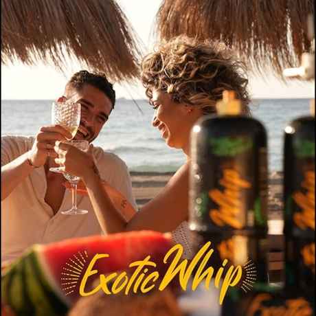 Exotic Whip 2.2 Liter- Disposable Nitrous Oxide Tank for Whipped Cream Dispenser