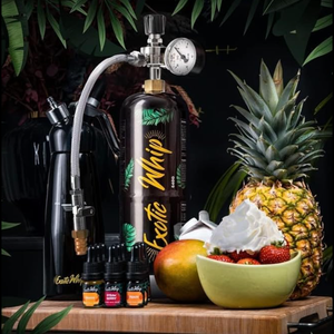 Exotic Whip 2.2 Liter- Disposable Nitrous Oxide Tank for Whipped Cream Dispenser