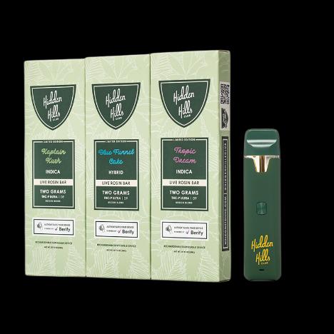 Hidden Hills Bussin Blend Disposable 2G Live Rosin Bar