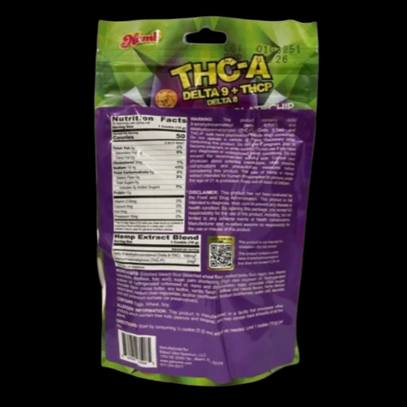 Numb Hemp Extract THC Chocolate Chip Cookies 1,100mg 10 Pack