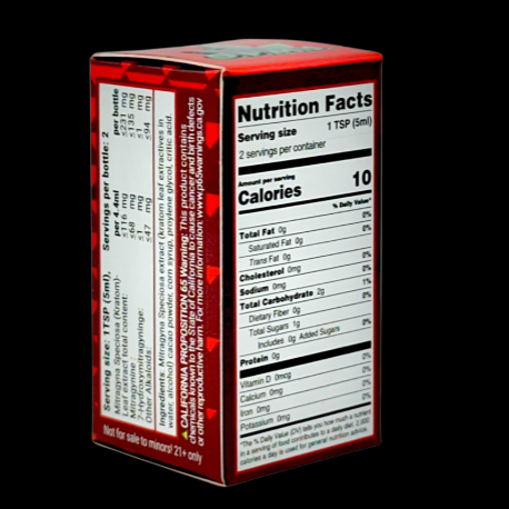 O.P.MS. Kratom Extract Red Liquid Shot 8.8ml