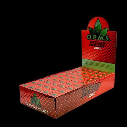 O.P.MS. Kratom Extract Red Liquid Shot 8.8ml
