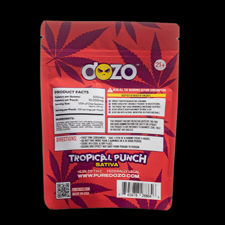 Dozo D9 Smashers Gummies - 10,000mg