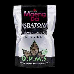 O.P.M.S Red Vein Maeng Da Kratom Capsules 480 Count 288g