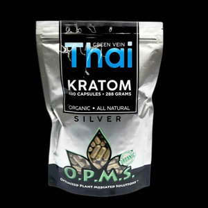 O.P.M.S Green Vein Thai Kratom Capsules 480 Count 288g