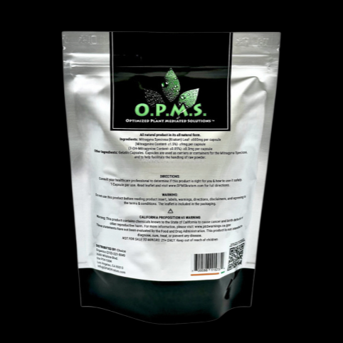 O.P.M.S Green Vein Malay Kratom Powder 4oz