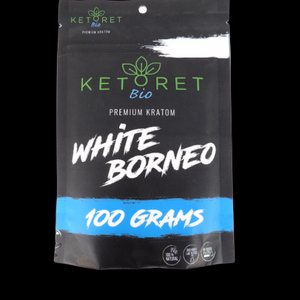 Ketoret Bio White Borneo Premium Kratom Powder 100 Grams