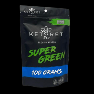 Ketoret Bio Super Green Premium Kratom Powder 100 Grams