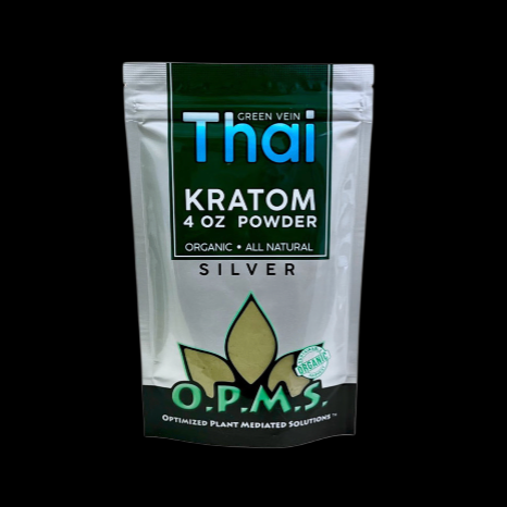 O.P.M.S Green Vein Thai Kratom Powder 4oz
