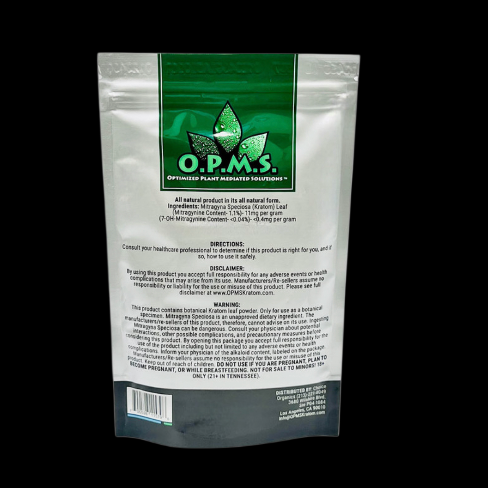 O.P.M.S Green Vein Thai Kratom Powder 4oz