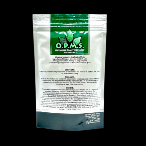 O.P.M.S Super Green Borneo Kratom Powder 4oz